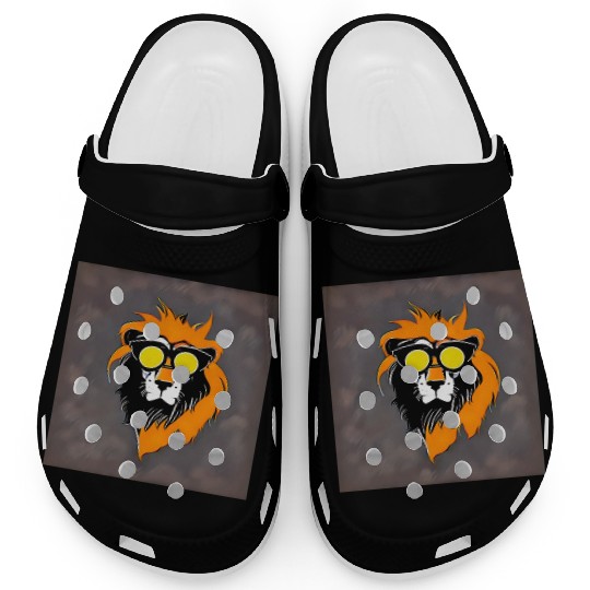 "Roar in Style: The Lion King of Fashion" Clogs
