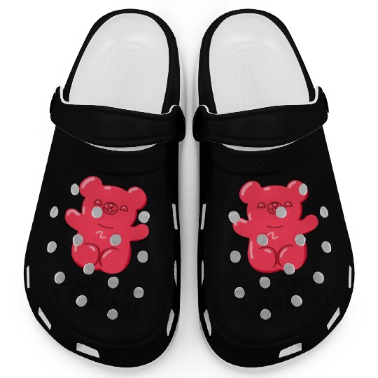 Gummy A Bread Cute Candy Clogs