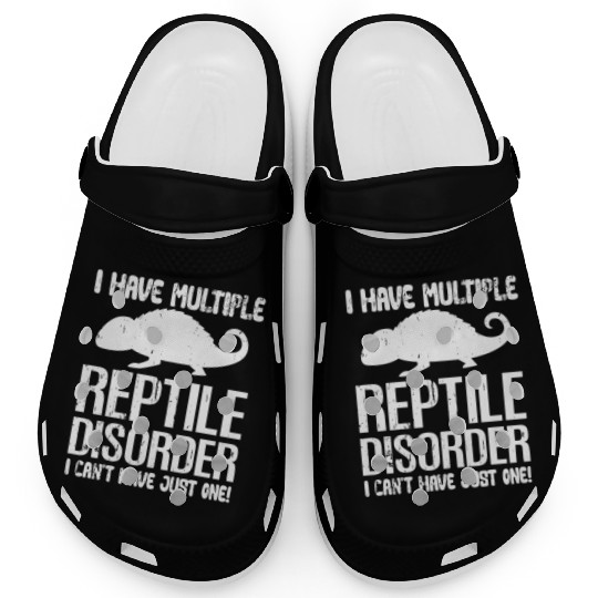 Funny Reptile Disorder Lizard Owner Animal Lover Clogs