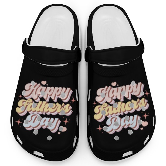 Groovy Happy Father's Day Clogs