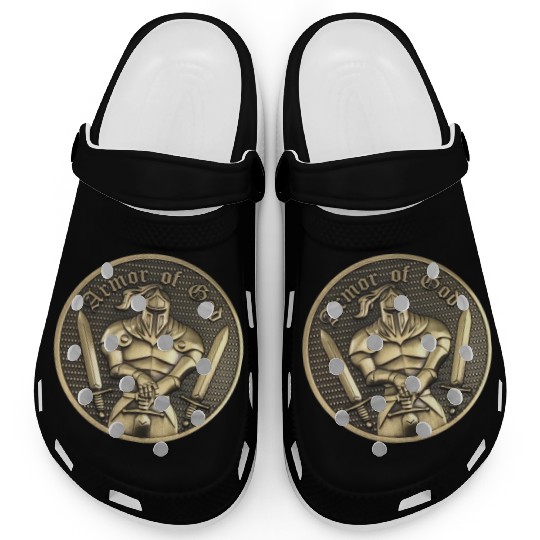 Armor of god christian knight Clogs
