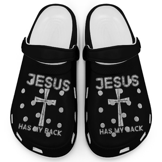 Jesus Has My Back 3 Clogs