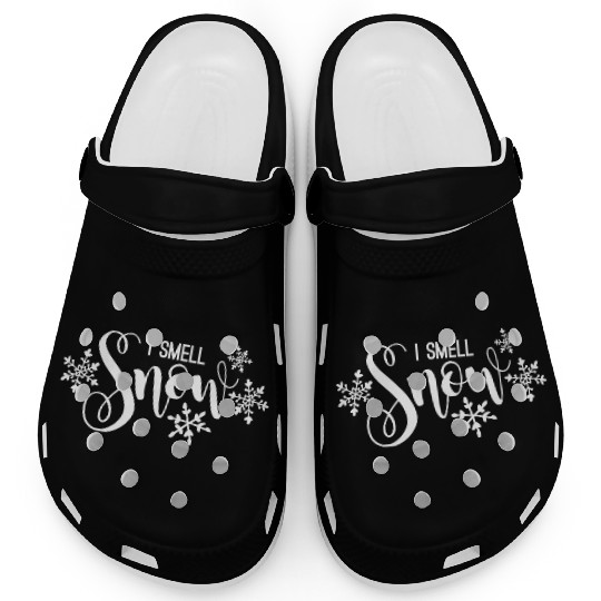 37692 Focused I Smell Snow Grey Small Clogs