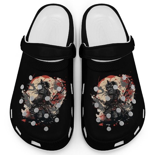 Samurai Warrior with Katana Clogs