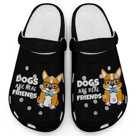 Dogs Are Real Friends Clogs