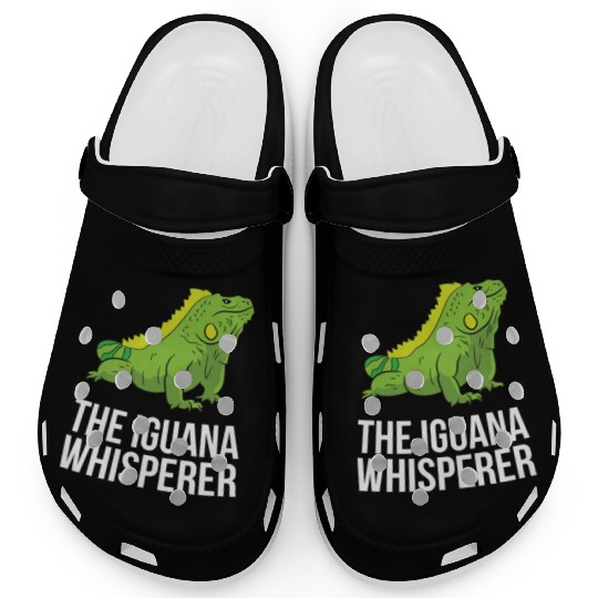 The Iguana Whisperer Gecko Lizard Lover Clogs