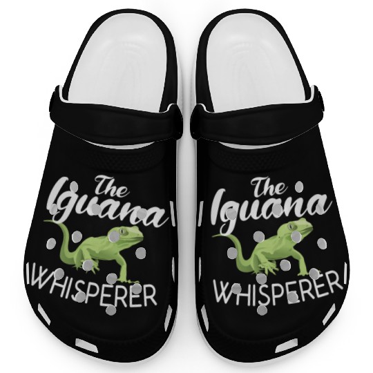 The Iguana Whisperer Reptile Animal Lover Lizard Clogs