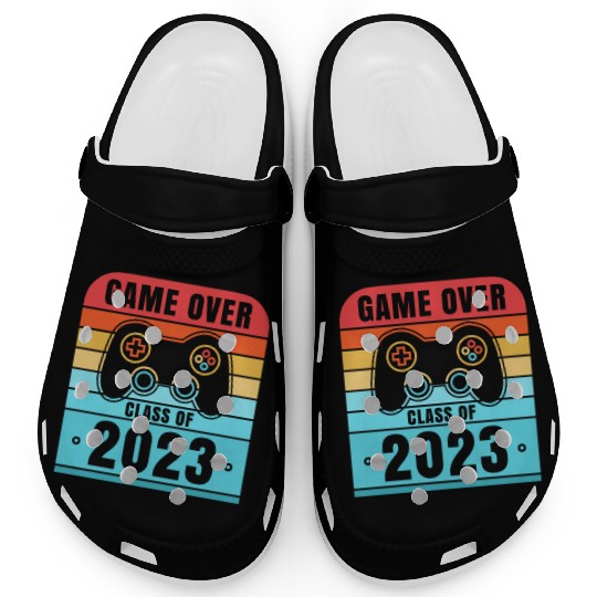Game Over Class Of 2023 Clogs Students Funny 2023