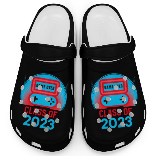Game Over Class of 2023 Video Games 2023 Gamer Clogs