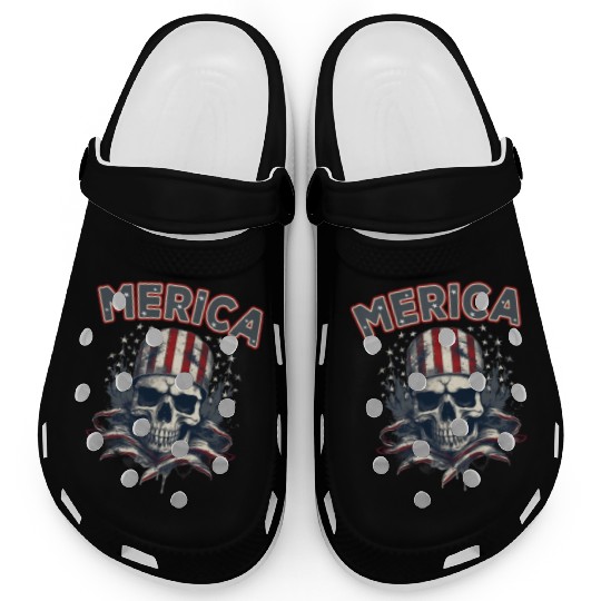 USA Independence Day 4th of July Labor Day Clogs