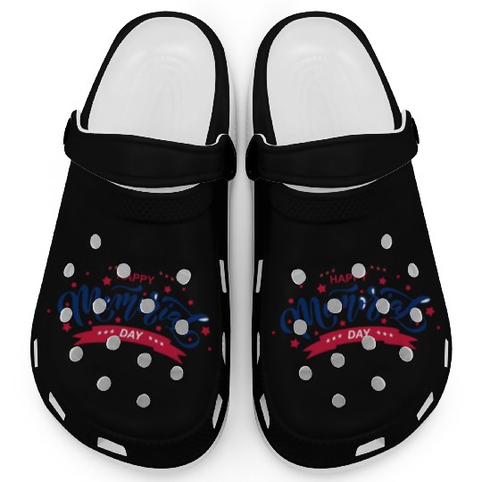 HAPPY MEMORIAL DAY Clogs