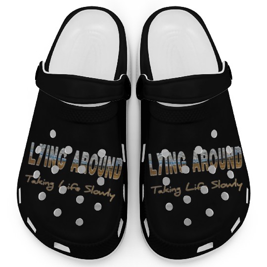 Lying around taking life slowly Clogs