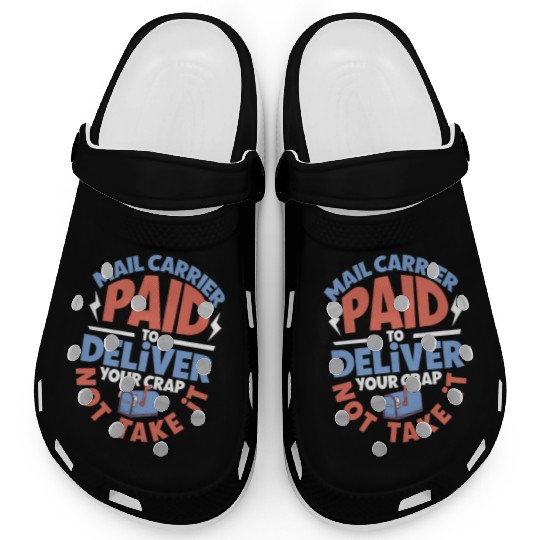 Postal Worker Mail Lady Mail Carrier Postal Clogs