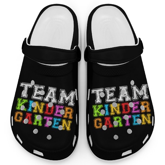 Team Kindergarten Teacher Graduation Clogs