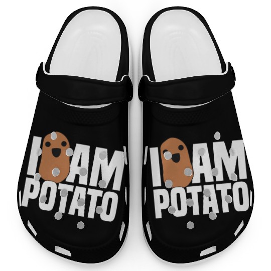 I Am Potato - Funny Potato, Food Clogs