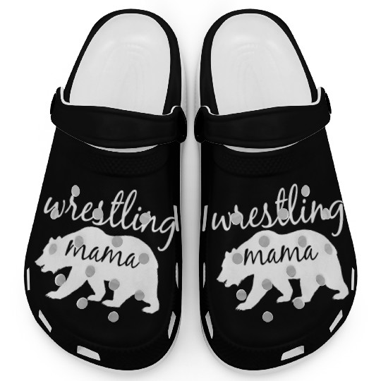 Wrestling Mama Bear Wrestling Mom Clogs