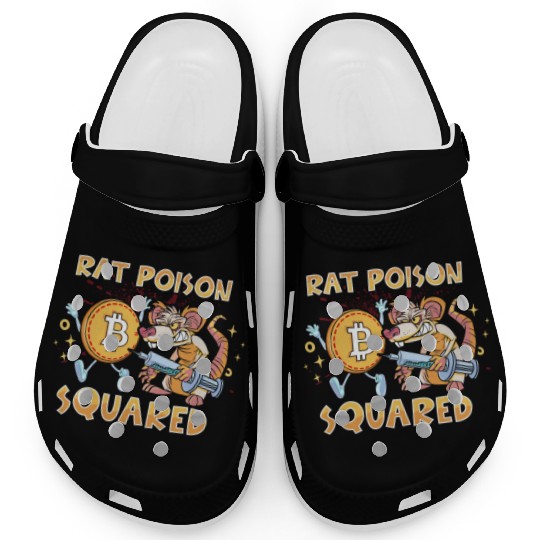Rat Poison Squared funny Clogs