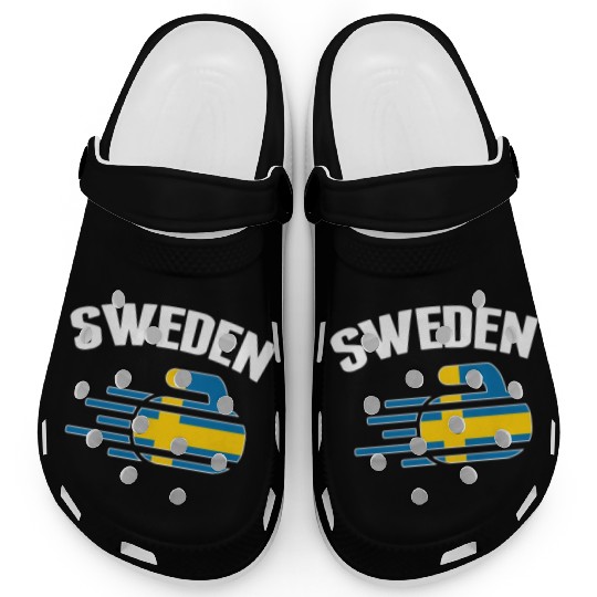 Sweden Curling Rock Sport Fans Swedish Curlers Win Clogs