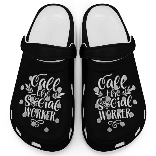 Call The Social Worker Graduation Work Job Clogs