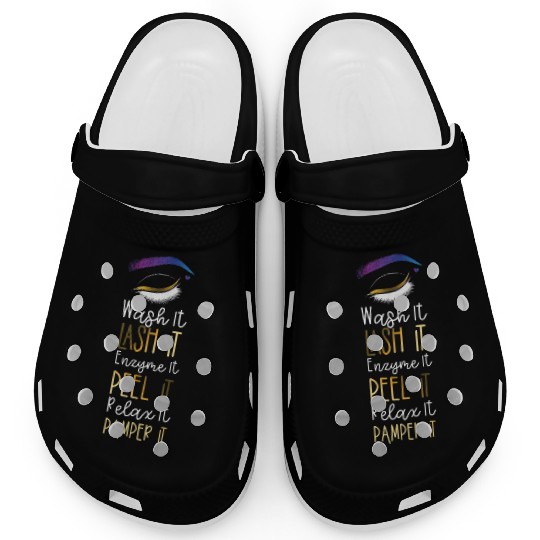 Cute Licensed Esthetician Skincare Clogs