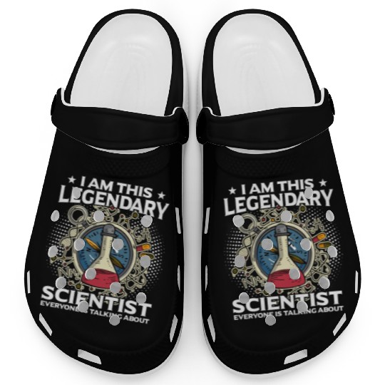 Science Teacher Physics Chemistry Funny scientist Clogs