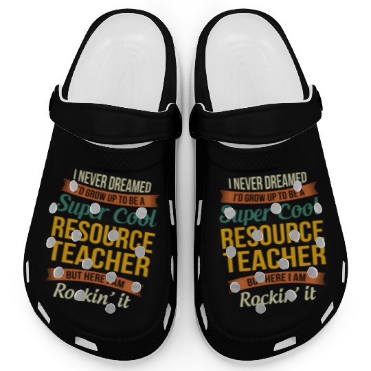 Resource Teacher Appreciation Clogs