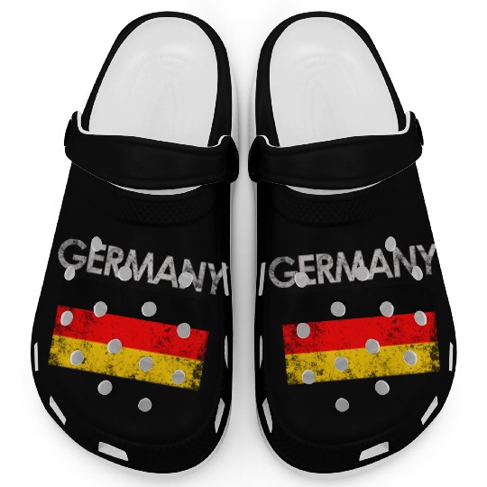Germany German Flag Pride Clogs