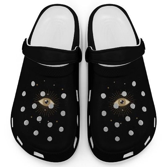 All Seeing Eye Astrology Mystic Tarot Witchy Clogs