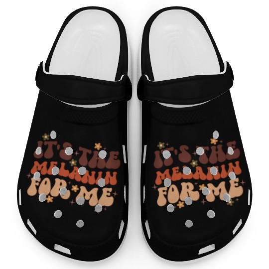 It's The Melanin For Me, Independence Day Clogs