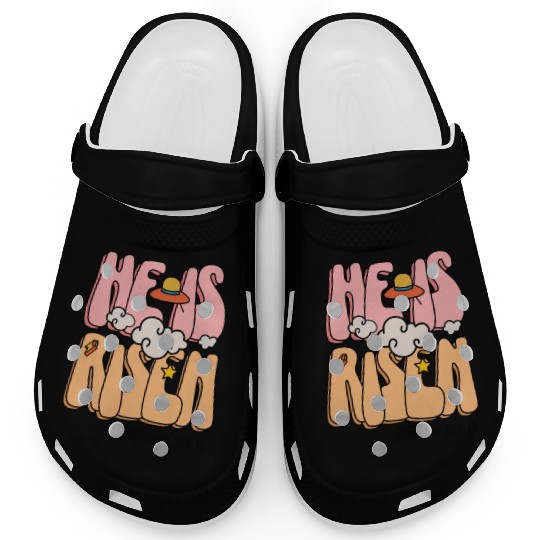 He Is Risen Modern Christian Easter Clogs