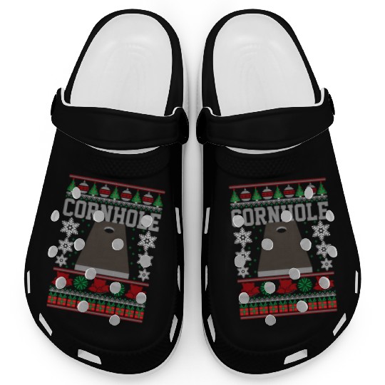 Cornhole Ugly Happy Clogs