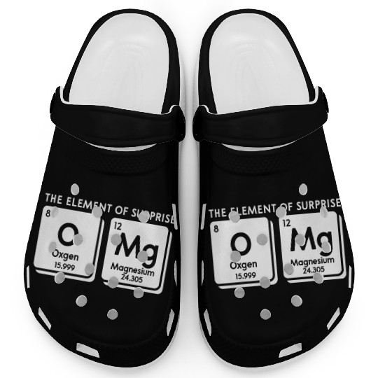 Periodic Table Omg The Element Of Surprise Science Clogs