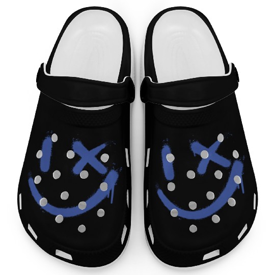 Smile Graffitti Smile Face Street Art Clogs