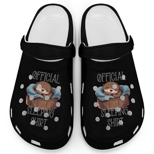 Official sleeping pajama Clogs sea otter