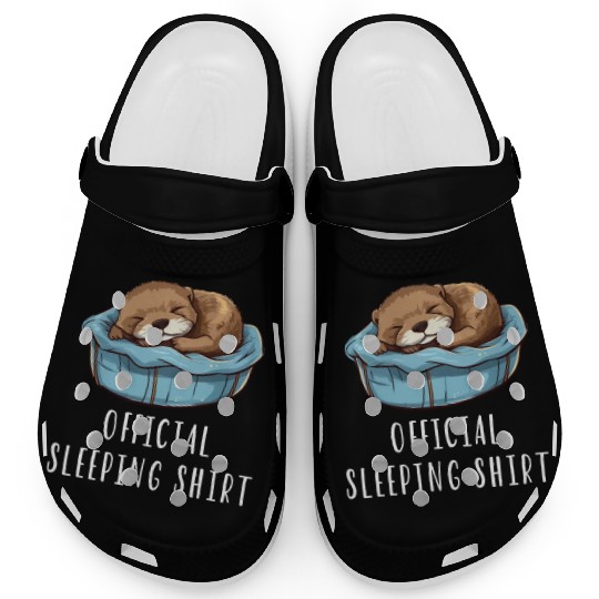Official sleeping pajama Clogs sea otter
