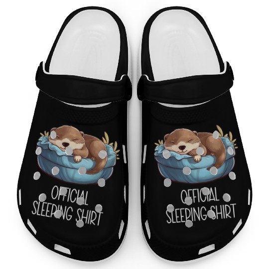 Official sleeping pajama Clogs sea otter