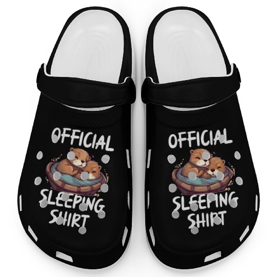 Official sleeping pajama Clogs sea otter