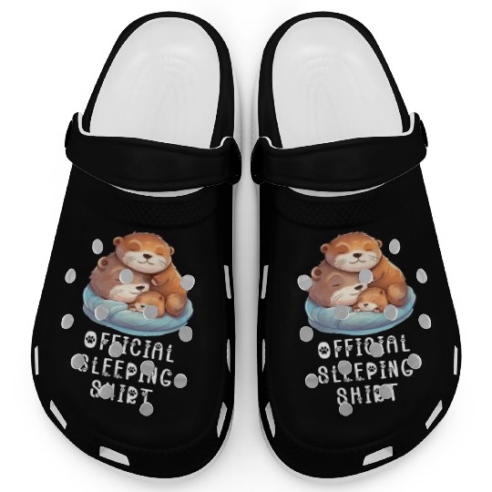 Official sleeping pajama Clogs sea otter