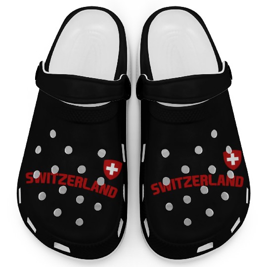 Switzerland Flag Swiss Pride International Country Clogs