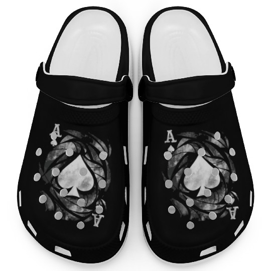 Ace Of Spades Clogs