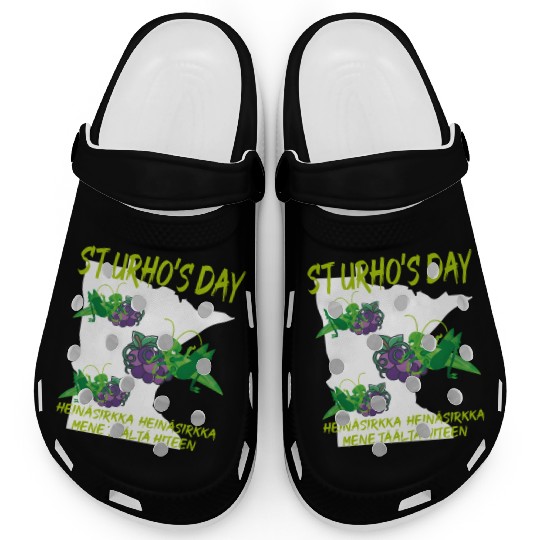 St Urhos Day Grasshopper Grapes Vineyard Minnesota Clogs