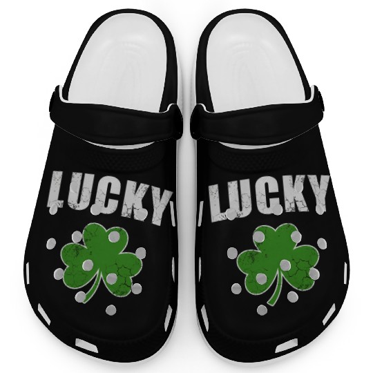 Lucky Irish Shamrock St Patrick'S Day Youth Clogs