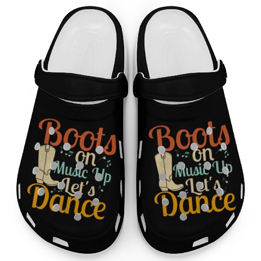 Boots On Music up Let's Dance Line Dance Country M Clogs