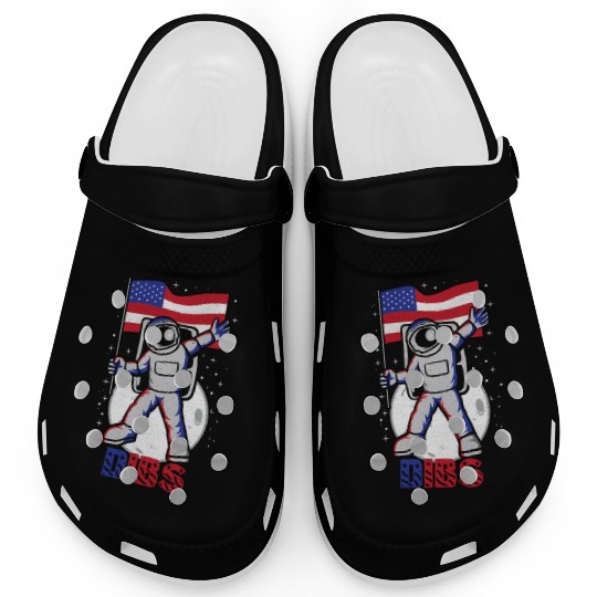 4th Of July Independence Day Us Flag Clogs