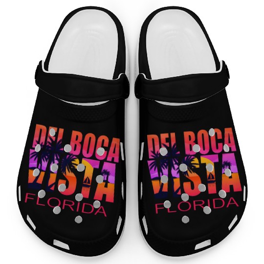 Del Boca Vista Retirement Community Novelty Clogs