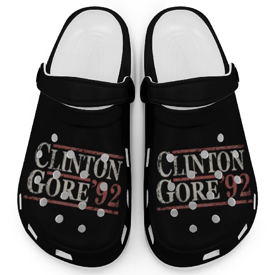 Distressed Bill Clinton Al Gore 1992 Clogs