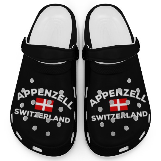 Appenzell Switzerland Swiss Flag City Clogs