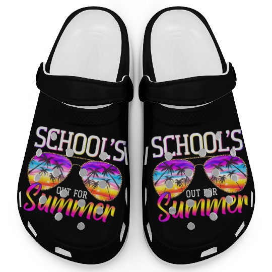 Last Day Of School Schools Out For Summer Teacher Clogs
