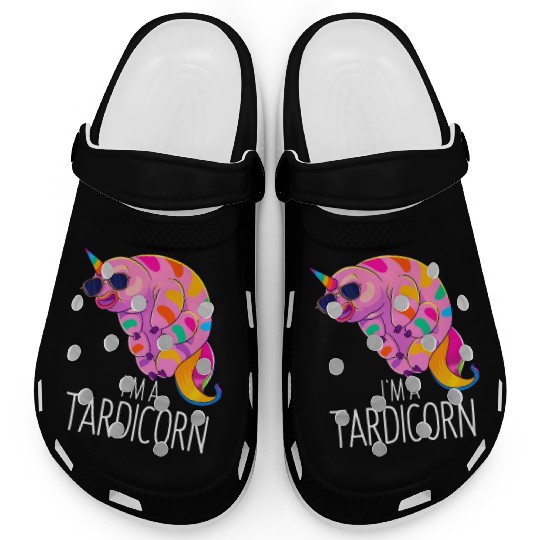 Water Bear Unicorn Tardigrade Science Microbiology Clogs