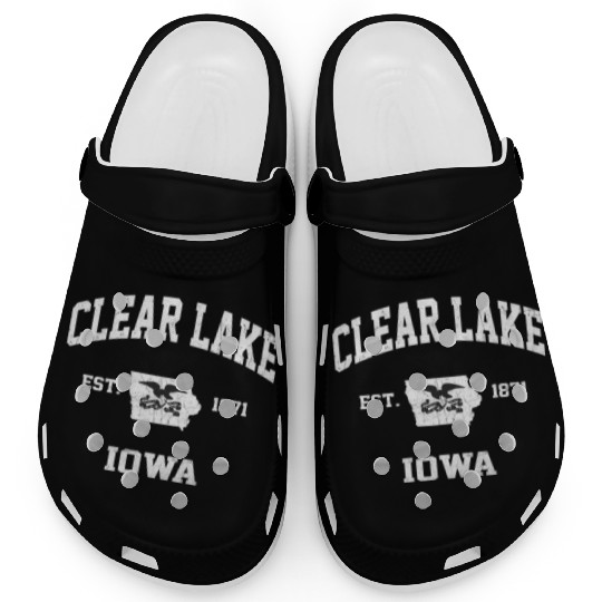 Clear Lake Iowa Ia State Athletic Style Clogs